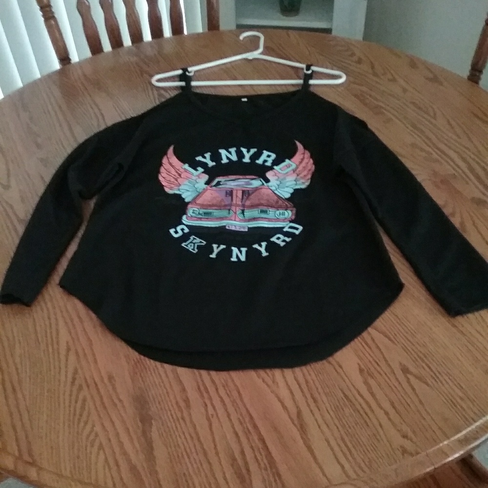 Lynyrd Skynyrd Off Shoulder Shirt womens